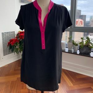 Silk tunic top